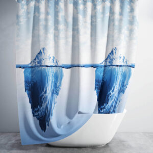 Ocean Icebergs Shower Curtain