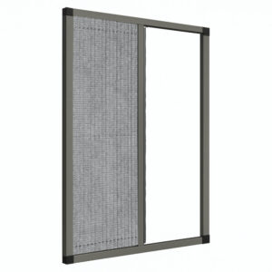Grey Frame Sliding Window Flyscreen