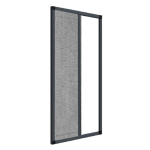 Single Sliding Door Flyscreen Anthracite Grey Frame Picture